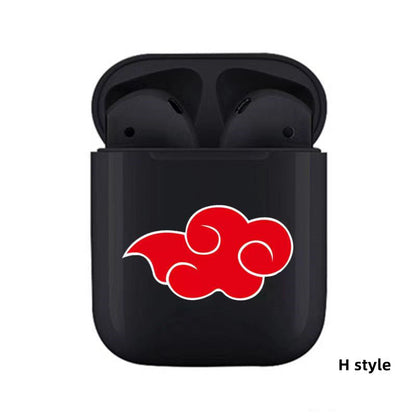 Kaléidoscope écrit oeil rond véritable casque Bluetooth sans fil écouteurs (Bluetooth 5. 0)