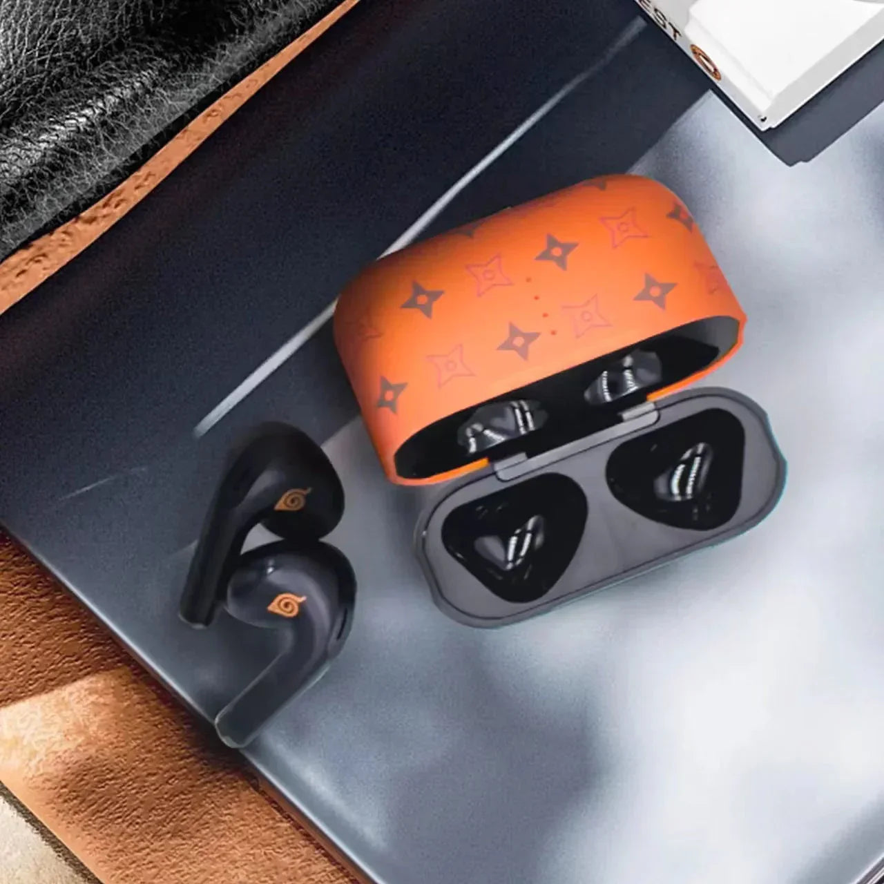 Uzumaki trådløse Bluetooth headset øretelefoner sæt øretelefoner