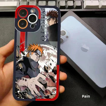 Silikonový nárazuvzdorný kryt na telefon s Itachi/Gaarou pro Android (11. až 17. generace Pro Max)