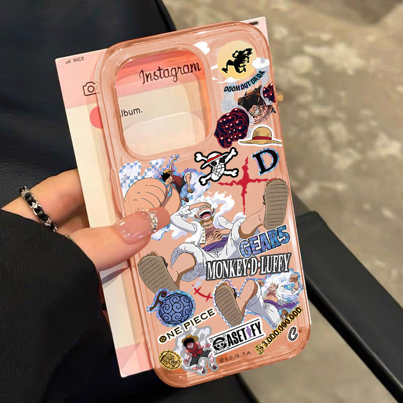 Θήκη τηλεφώνου NIka Luffy iPhone από σιλικόνη, ανθεκτική στα χτυπήματα
