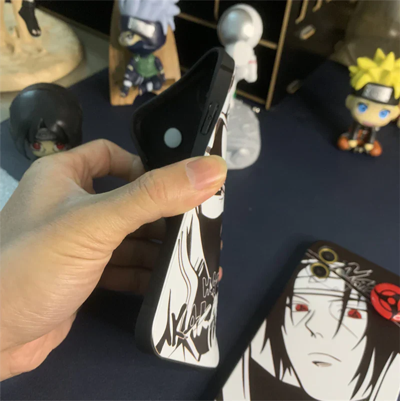 Kakashi/itachi Cool Case pro rotující Sharingan ručně vyráběné pouzdro na iPhone