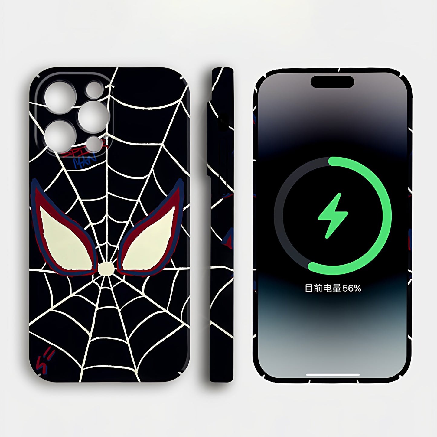 Pouzdro na telefon Naruto Pain Yahiko Anime, nárazuvzdorný ochranný kryt laserového gradientu pro iPhone